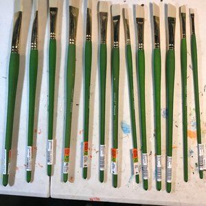 23  Piece New Artist¨s Loft Firenze acrylic oil paint brush lot